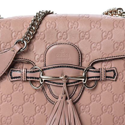 Gucci Guccissima Medium Emily Chain Shoulder Bag Camelia 8 of 10