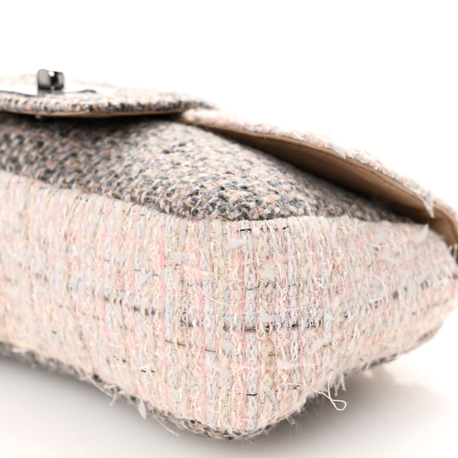 Chanel Tweed Medium Fantasy Flap Grey 10 of 12
