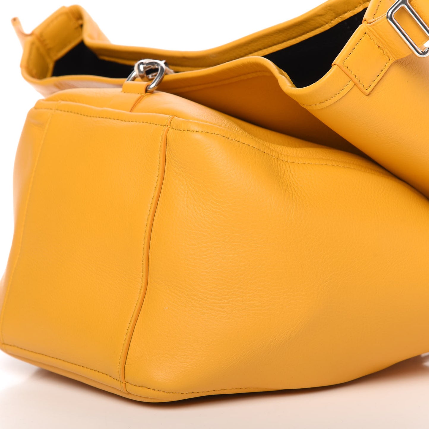 Calfskin Convertible Shoulder Bag Jaune Miel