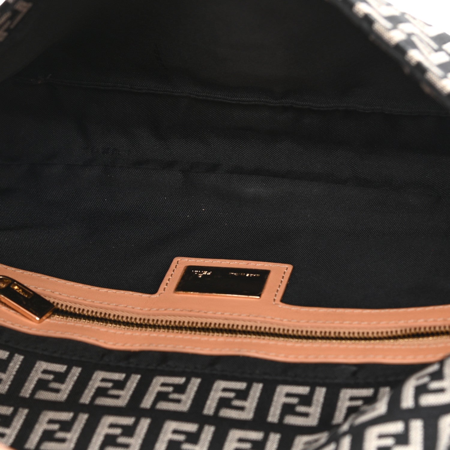 Fendi Zucchino Baguette Tan 5 of 10