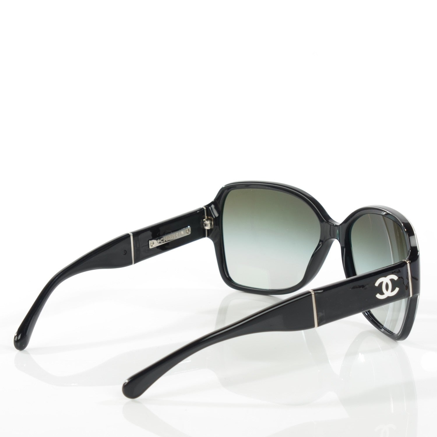 Chanel Patent Sunglasses 5230Q Black 2 of 6
