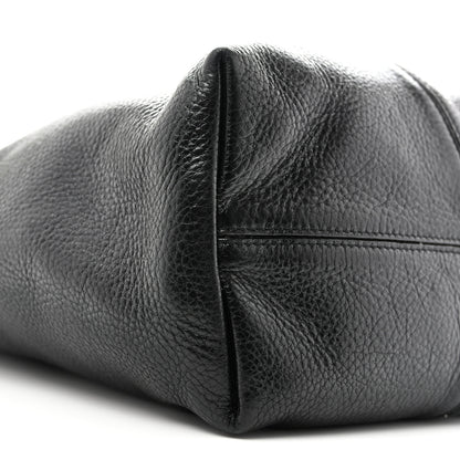 Chloe Grained Calfskin Large Spin Tote Black 9 of 13