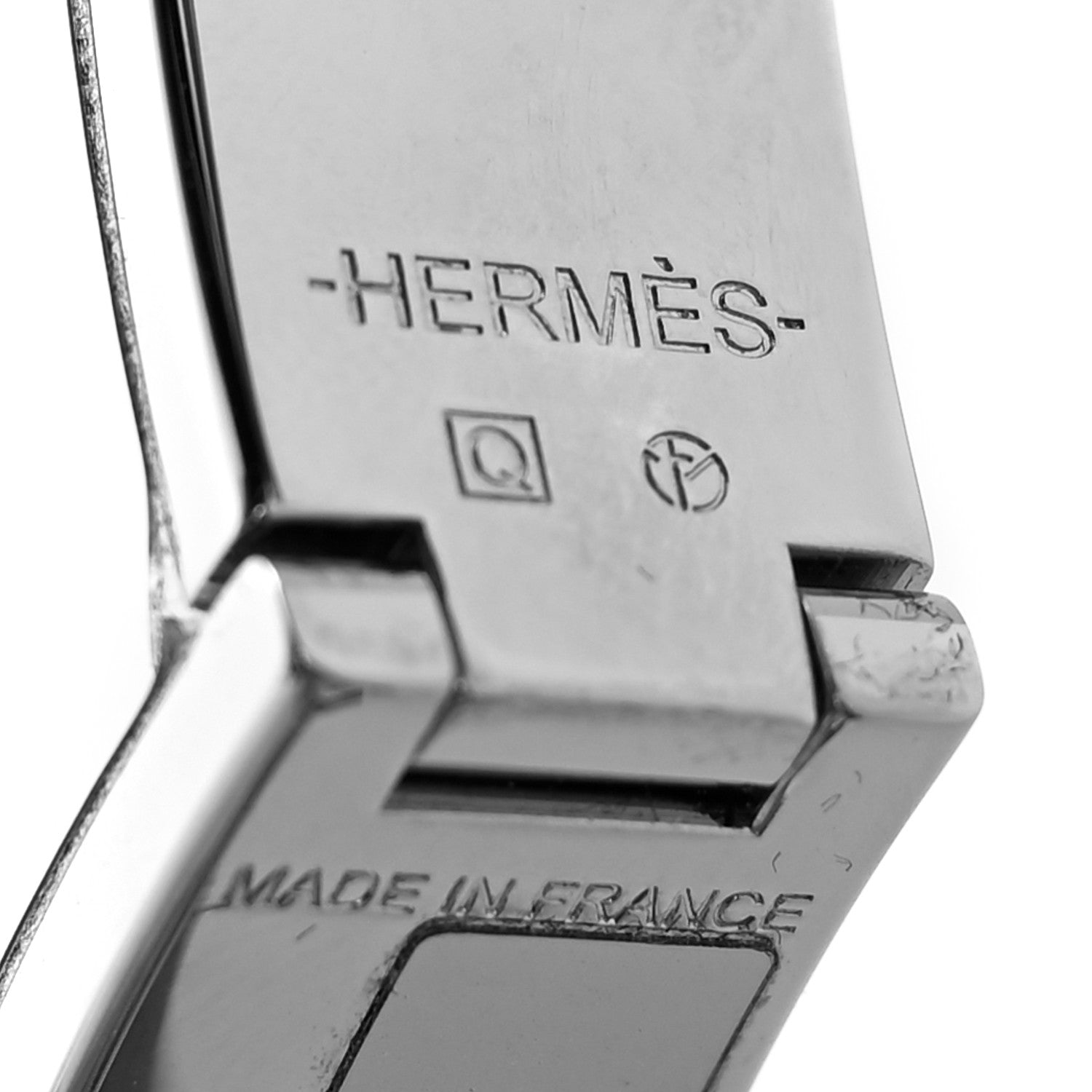 Hermes Enamel Narrow Clic Clac H Bracelet PM White 4 of 5