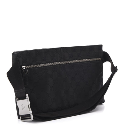 Gucci GG Monogram Double Pocket Belt Bag Black 3 of 11
