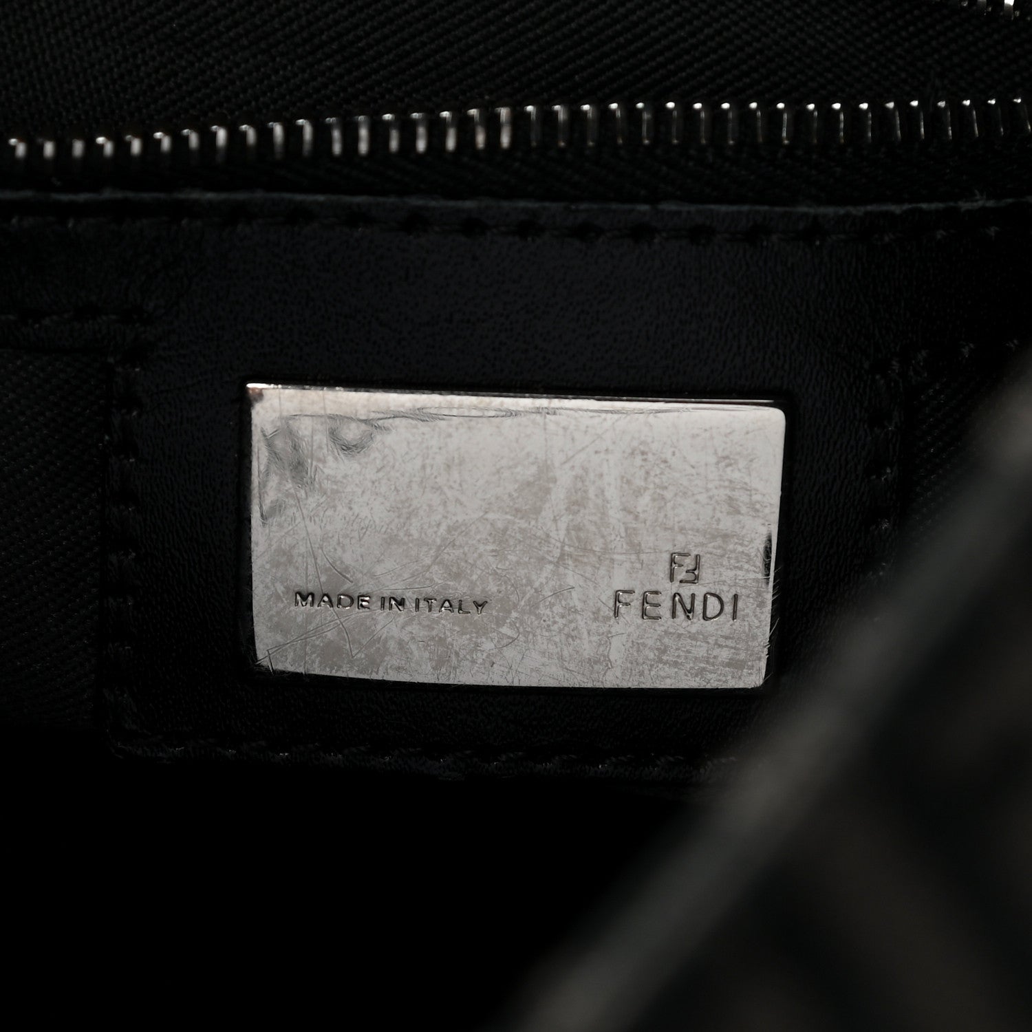 Fendi Zucchino Mama Baguette Tobacco 12 of 15