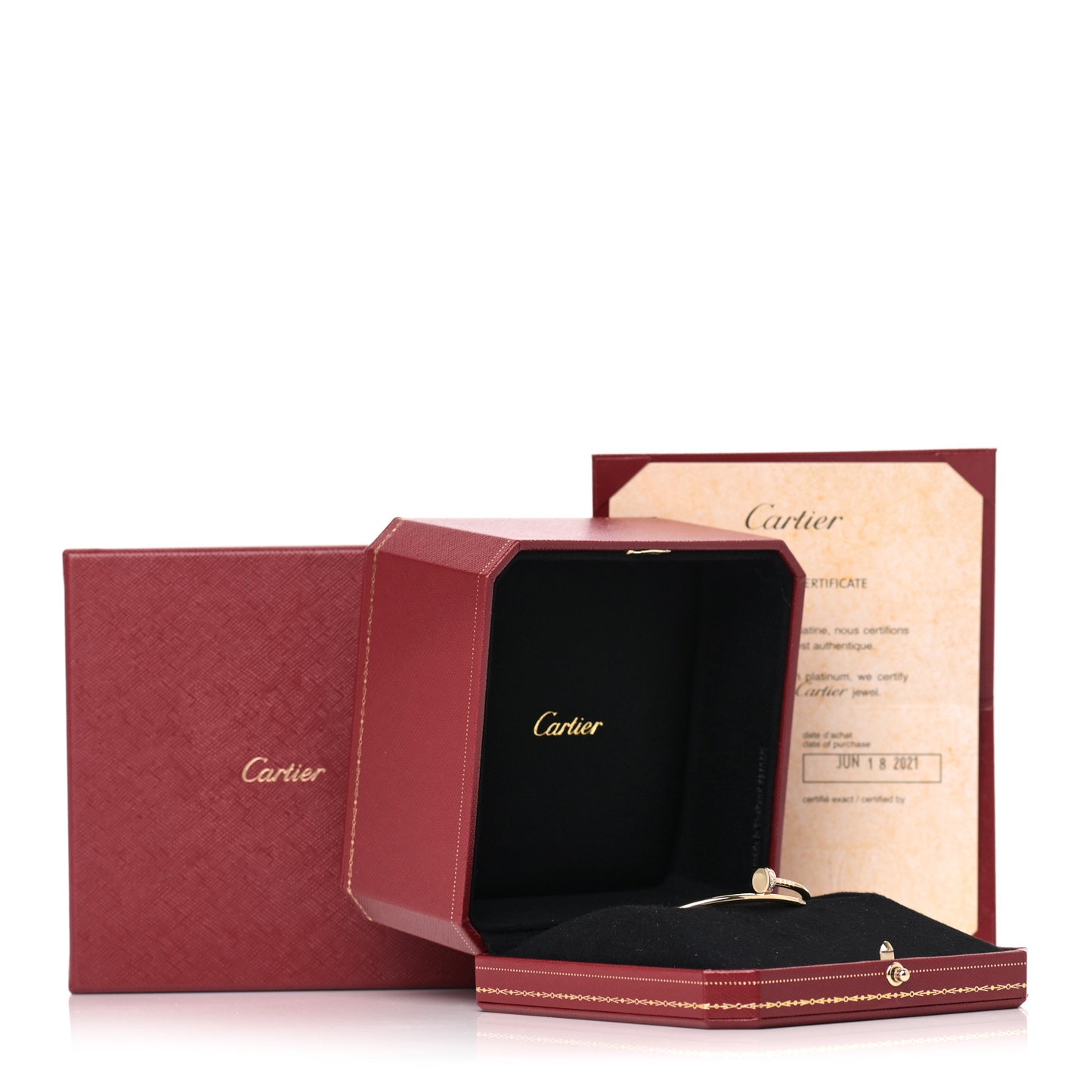 18K Yellow Gold Diamond Small Juste Un Clou Bracelet 15