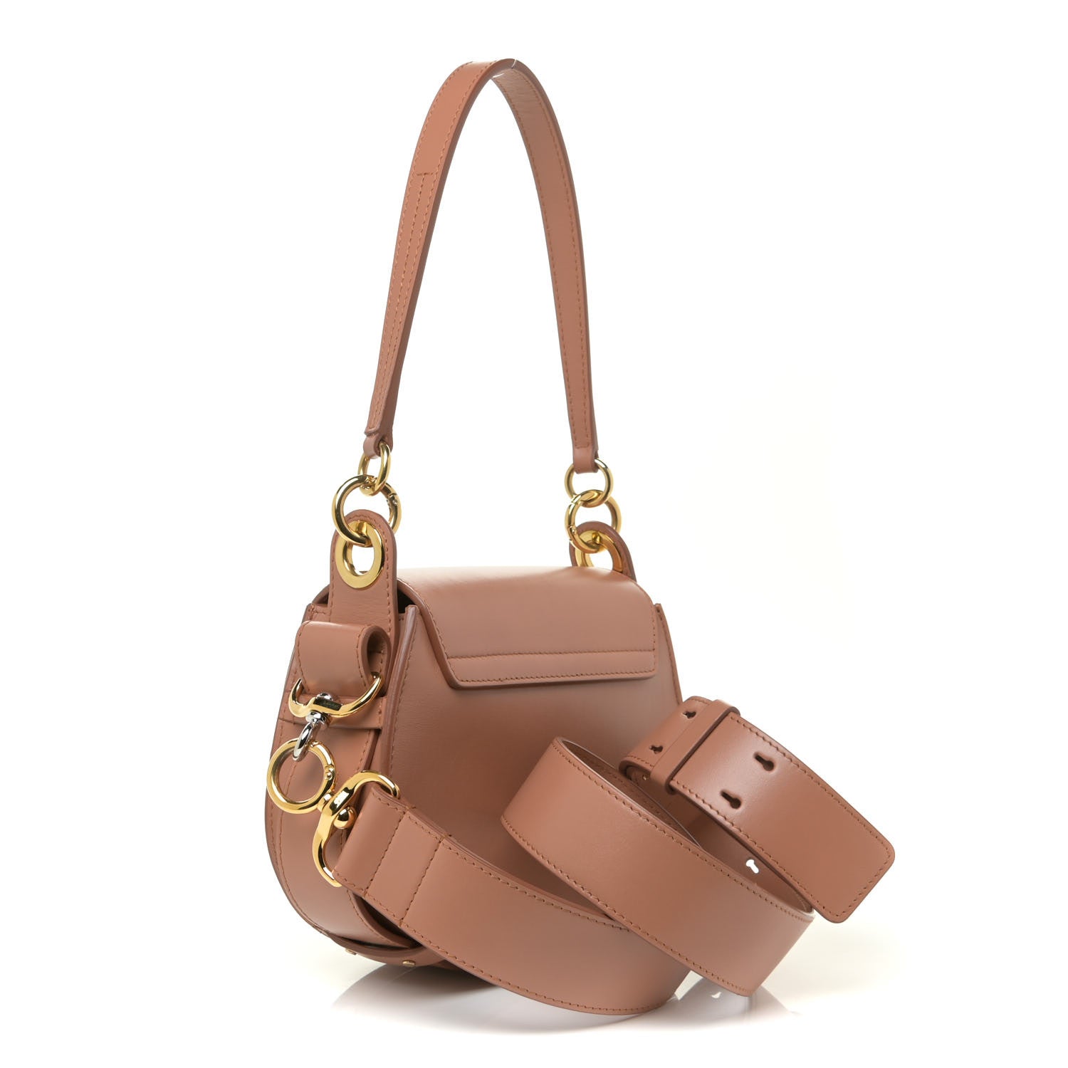 Chloe Calfskin Small Tess Bag Muted Brown 2 of 17