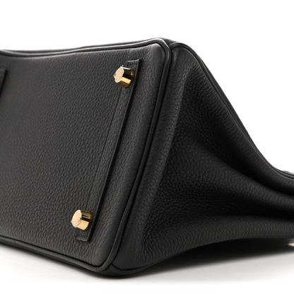 Hermes Togo Birkin 25 Black 10 of 16