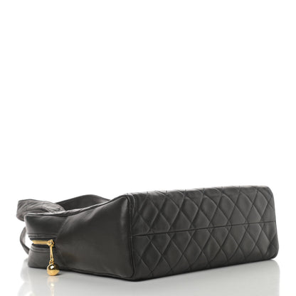 Chanel Lambskin Quilted CC Tote Black 3 of 4