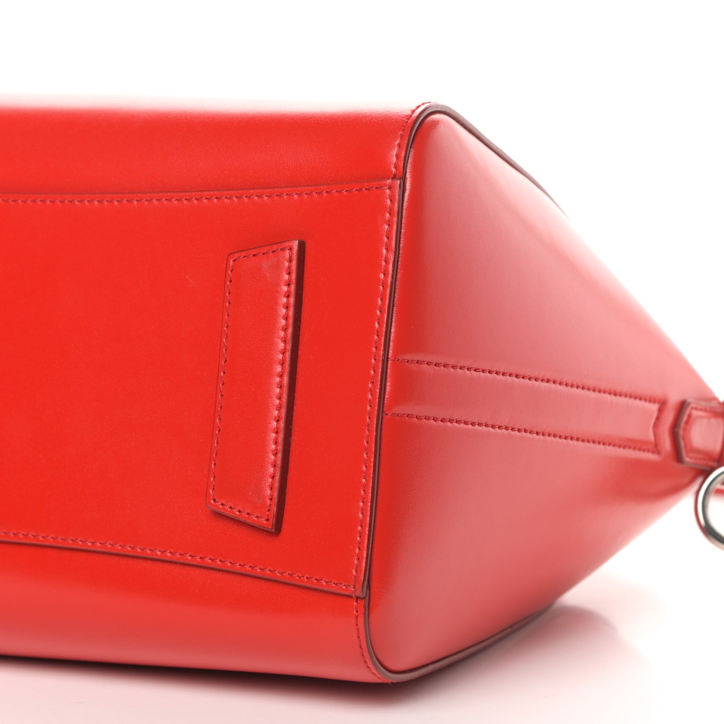 Shiny Lord Calfskin Small Antigona Medium Red