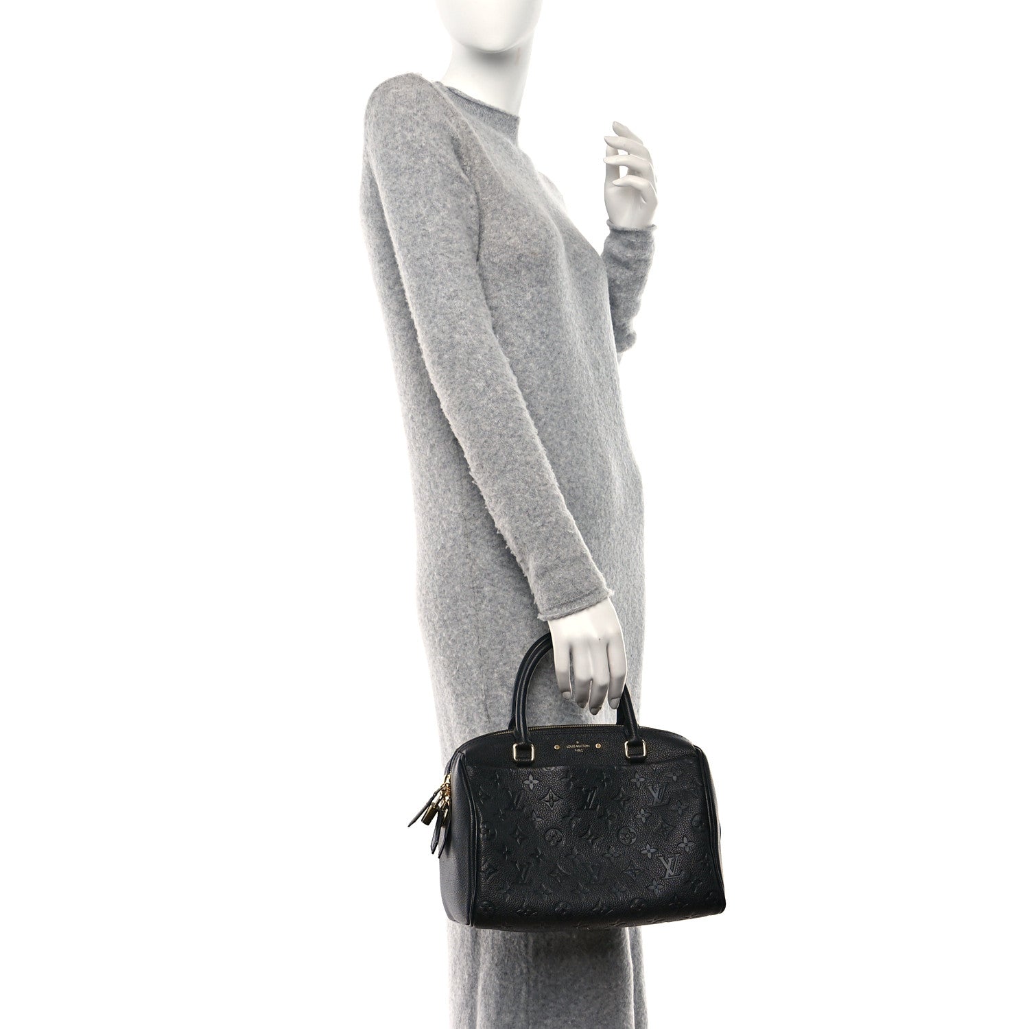 Louis Vuitton Empreinte Speedy Bandouliere 25 NM Black 2 of 8
