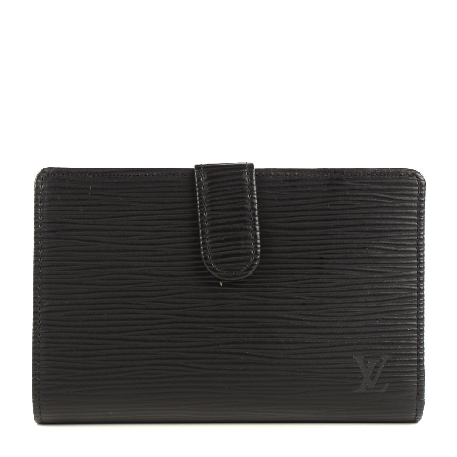 Louis Vuitton Epi French Purse Wallet Black 1 of 7