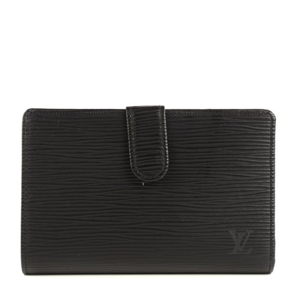 Louis Vuitton Epi French Purse Wallet Black 1 of 7