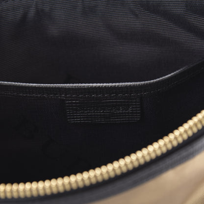 Burberry Nylon Large Border Pouch Gold Black 8 of 10