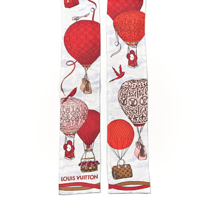 Louis Vuitton Silk Monogram Up And Away Bandeau Red 2 of 3