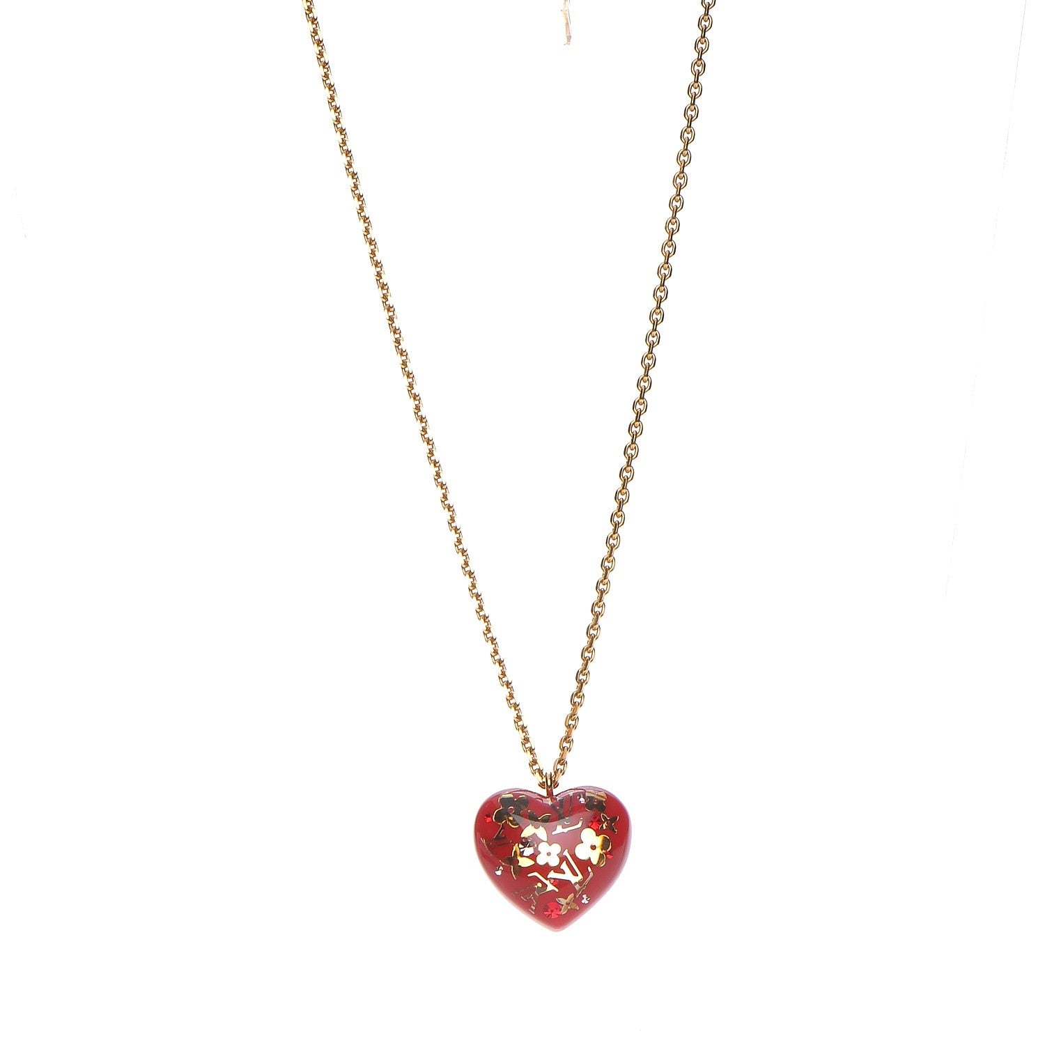 Louis Vuitton Inclusion Heart Necklace Pomme d'Amour 5 of 9
