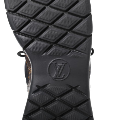 Louis Vuitton Technical Nylon Monogram Rubber Aftergame Sneakers 38.5 Black 8 of 12