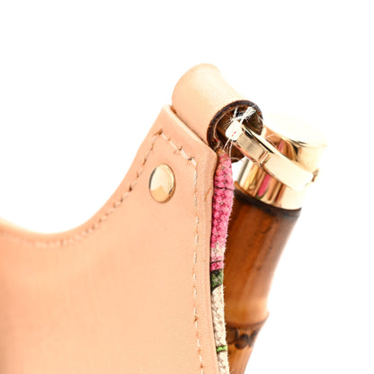 Gucci Canvas Floral Flora Bamboo Handle Bag 14 of 14