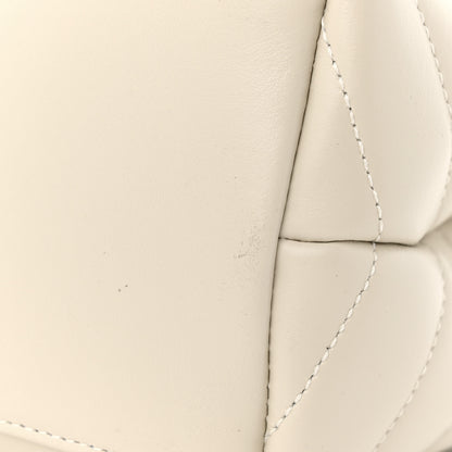 Saint Laurent Calfskin Y Quilted Monogram Medium Loulou Chain Satchel Crema Soft 11 of 11