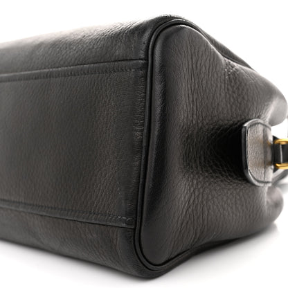 Prada Cervo Deerskin Tote Black 9 of 11