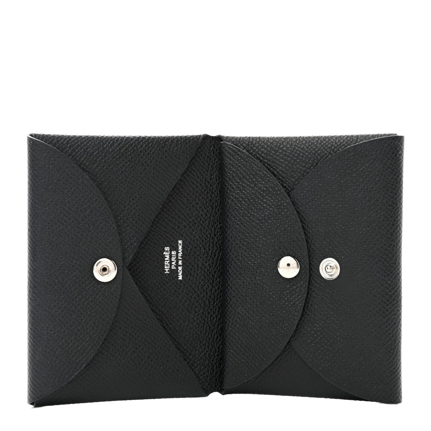 Epsom Calvi Duo Card Case Black