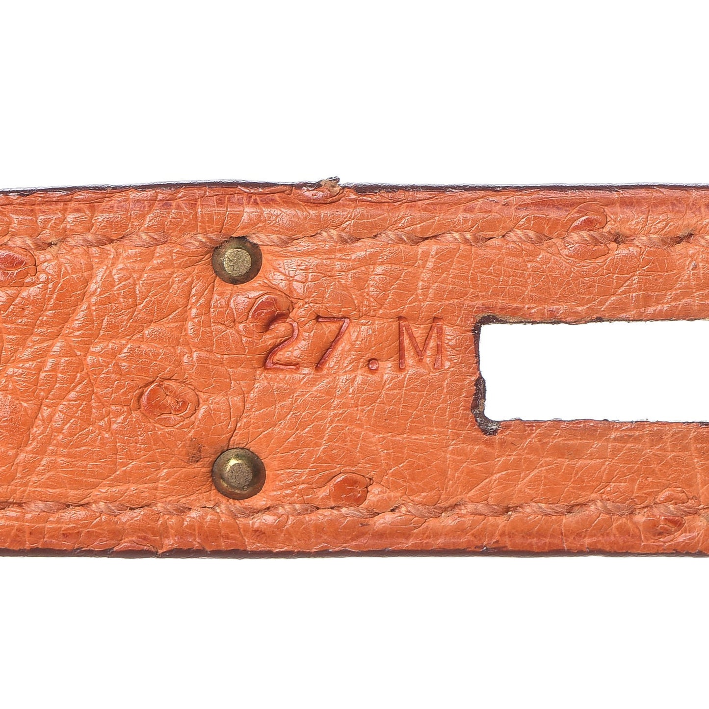 Ostrich Birkin 35 Orange