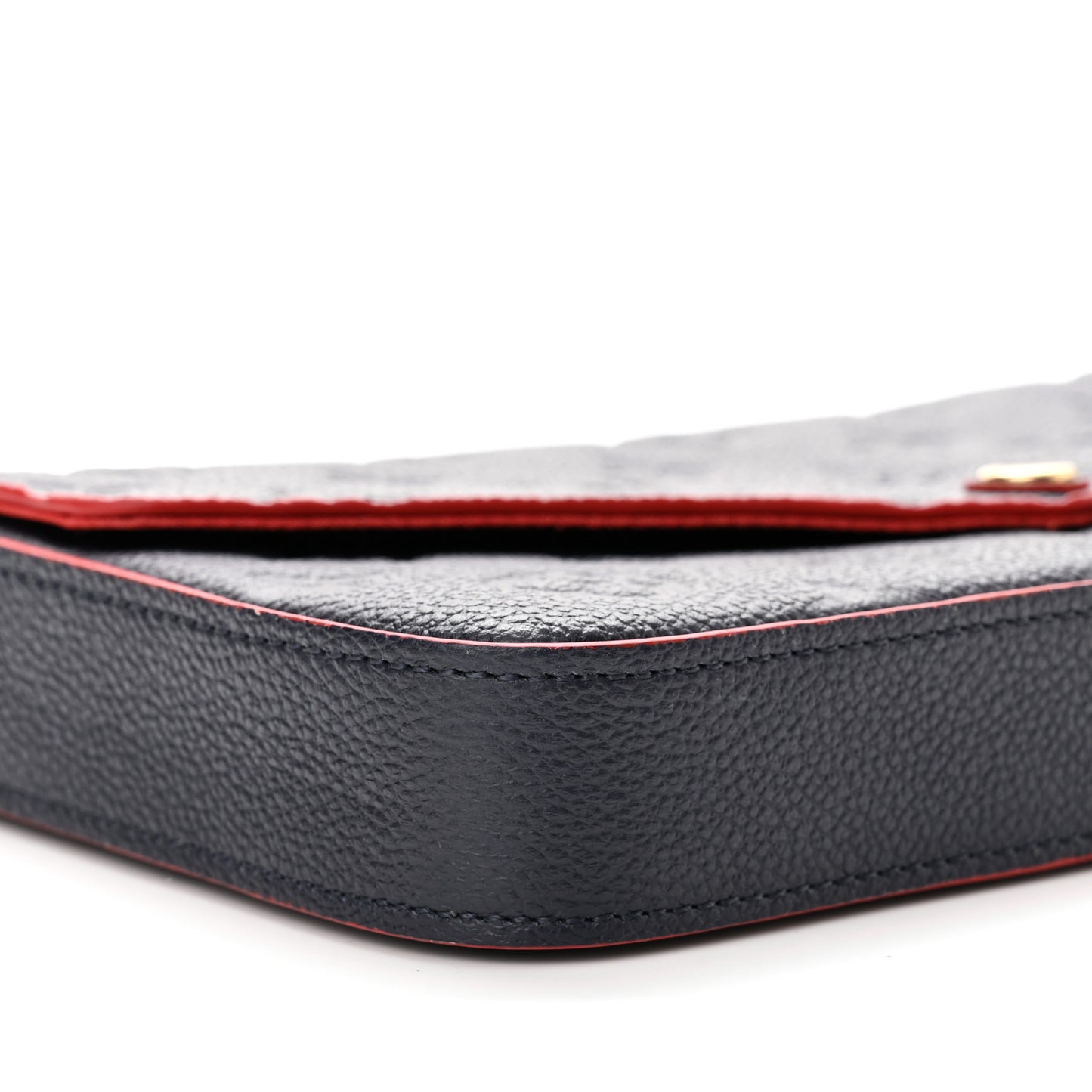 Empreinte Pochette Felicie Chain Wallet Marine Rouge