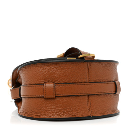 Chloe Calfskin Mini Marcie Round Crossbody Bag Tan 4 of 7