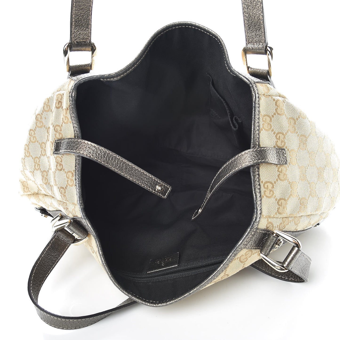 Monogram Medium Abbey Shoulder Bag Pewter