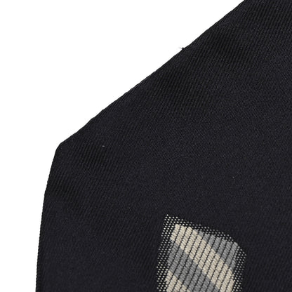 Chanel Silk Polyester CC Bandeau Scarf Navy Blue 4 of 5