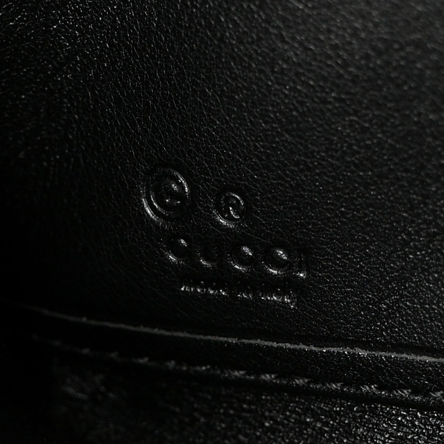 Microguccissima Zip Around Wallet Black