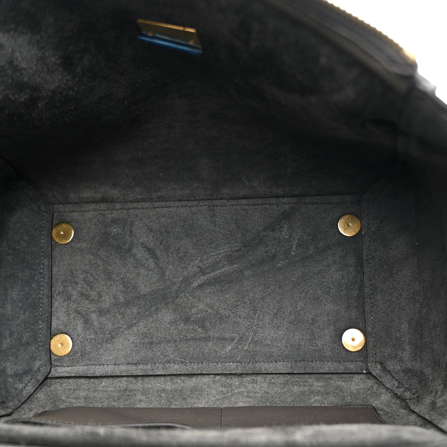 Grained Calfskin Mini Belt Bag Grey