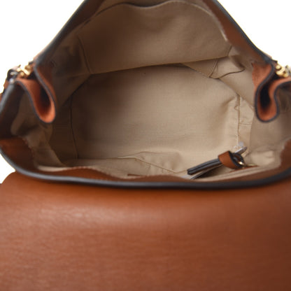 Chloe Suede Calfskin Medium Faye Backpack Tan 5 of 8