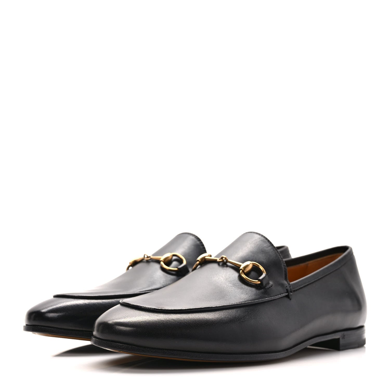 Gucci Calfskin Womens Jordaan Loafers 39 Black 3 of 9