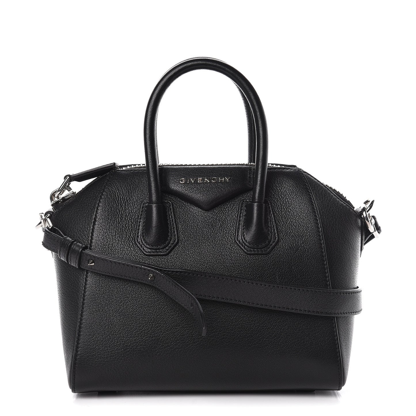 Sugar Goatskin Mini Antigona Black