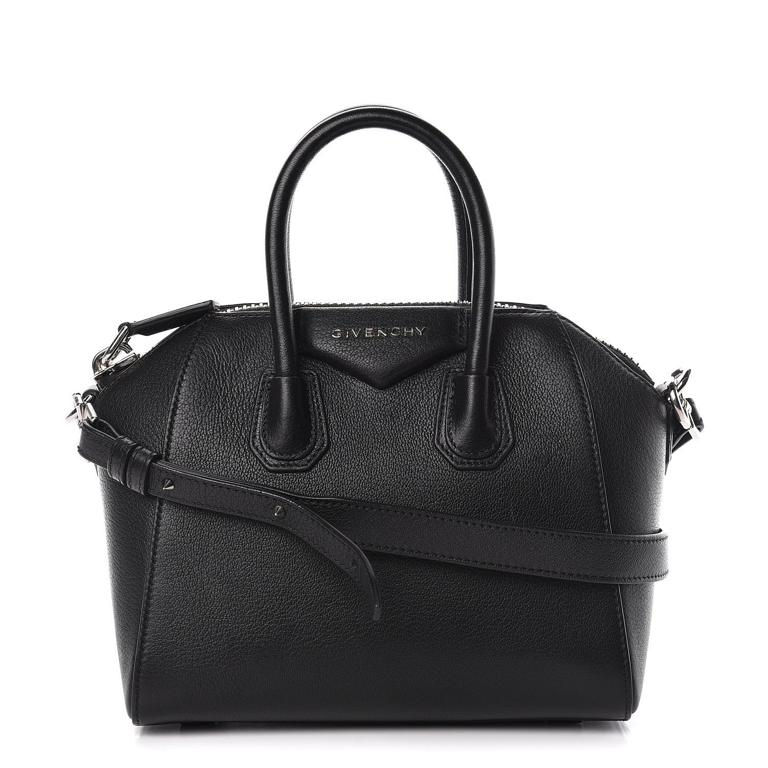 Givenchy Sugar Goatskin Mini Antigona Black 1 of 12
