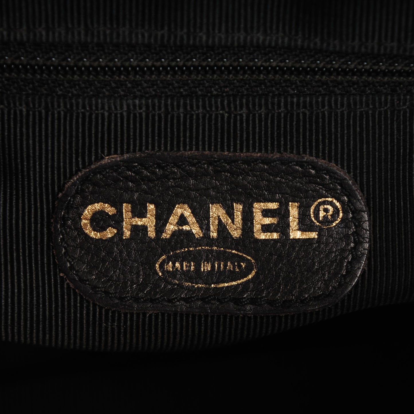 Caviar Quilted Backpack Black