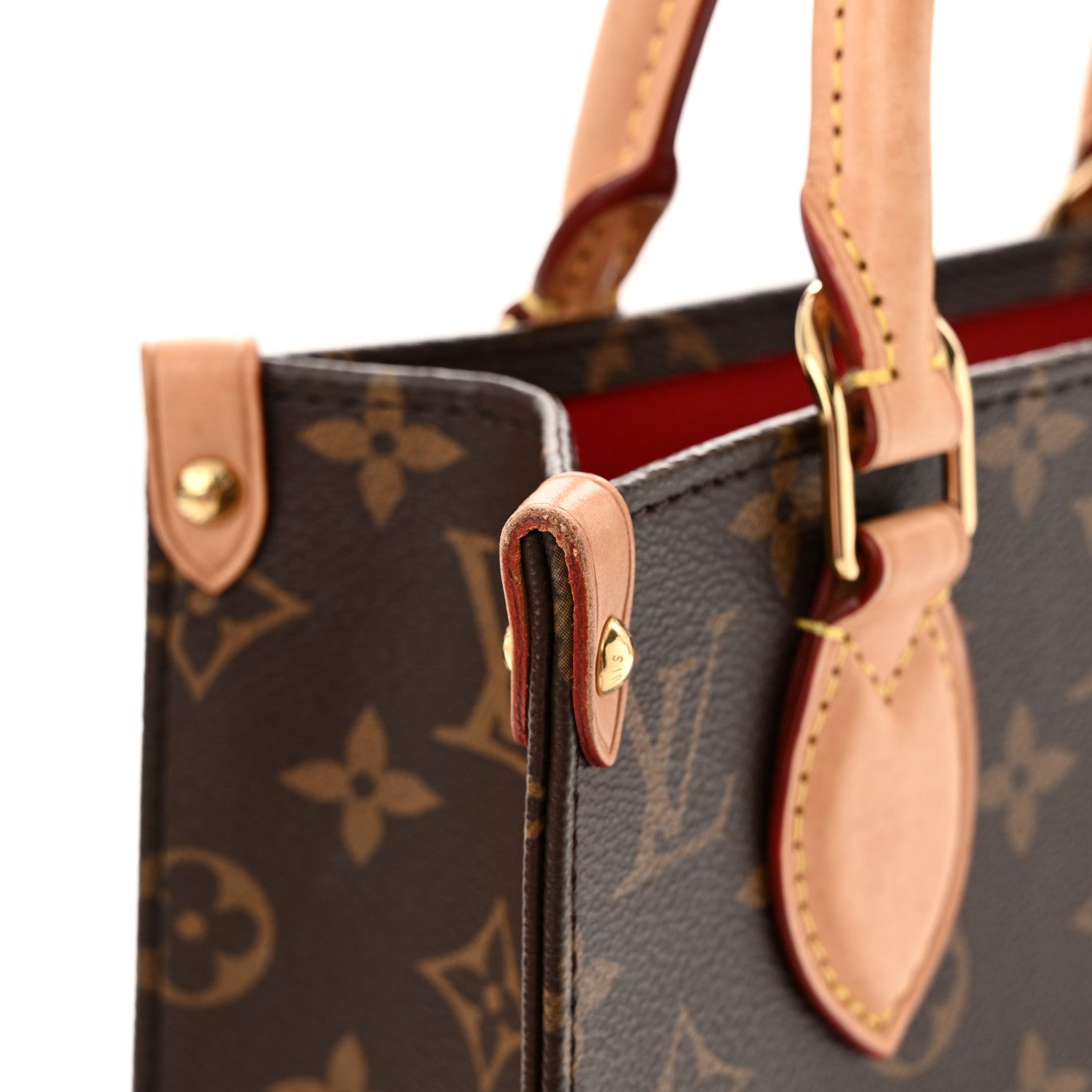 Louis Vuitton Monogram Sac Plat BB 11 of 13
