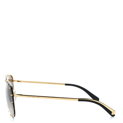 Louis Vuitton The Party Aviator Gradient Sunglasses Z0914U Brown 3 of 8