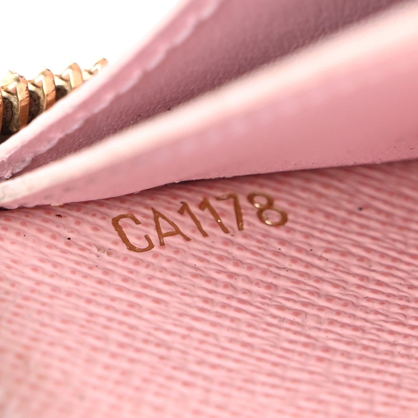 Monogram Clemence Wallet Rose Ballerine