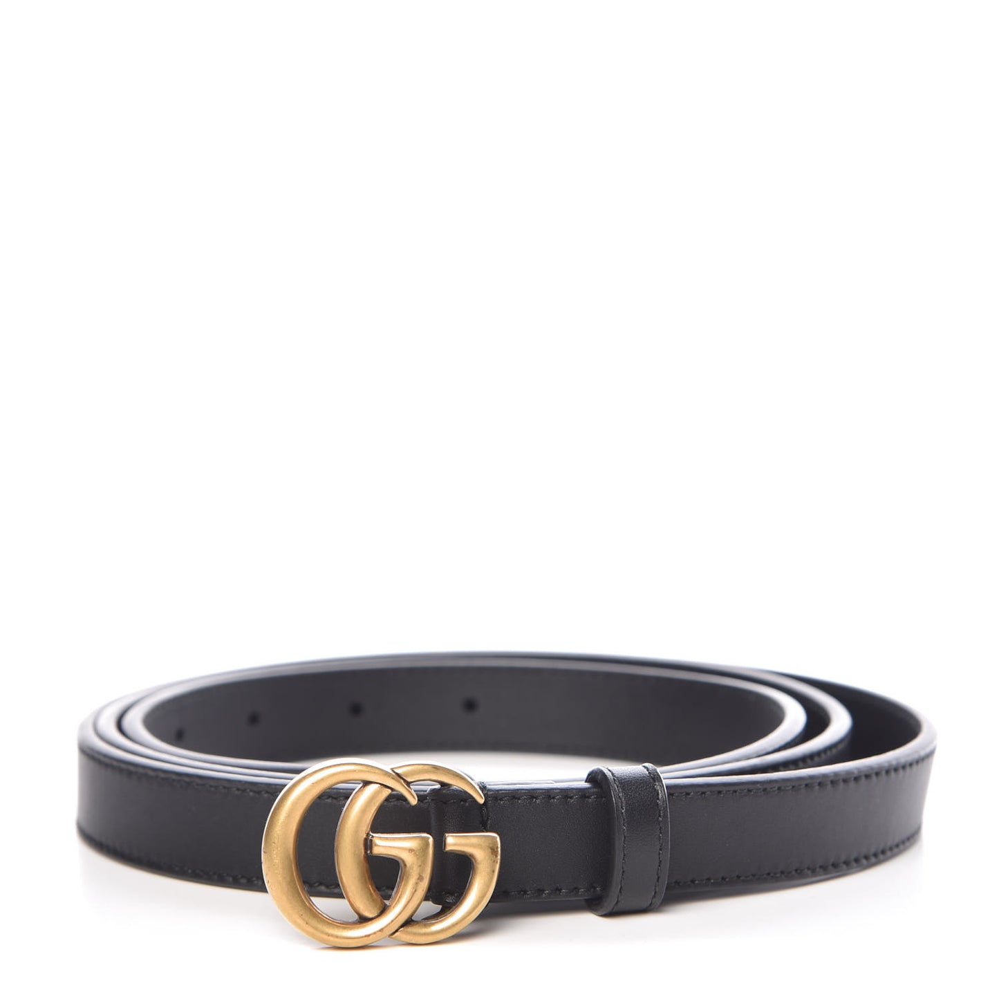 Calfskin Double G 20mm Belt 120 48 Black