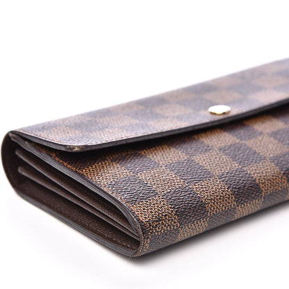Louis Vuitton Damier Ebene Sarah Wallet 11 of 12