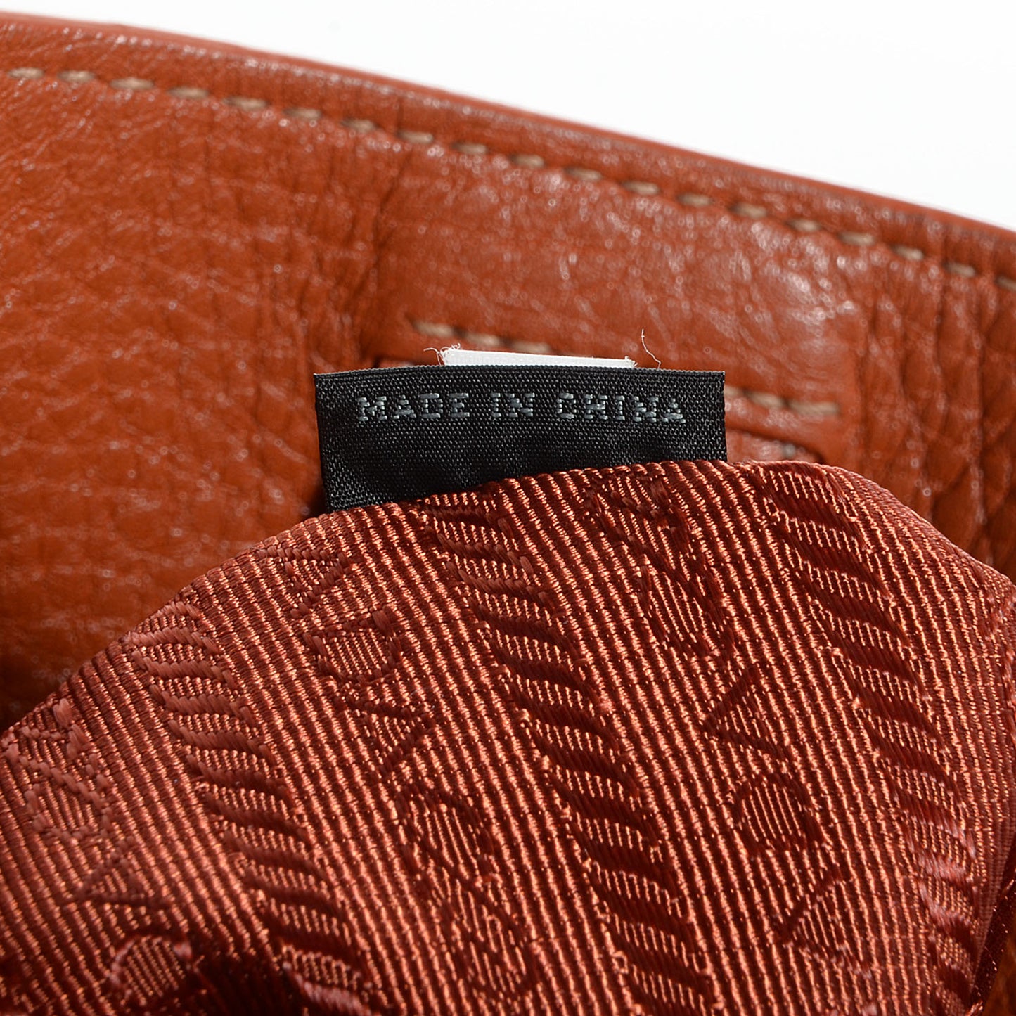 Vitello Daino Shopping Tote Rame
