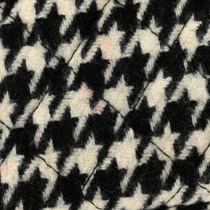 Chanel Tweed Houndstooth Quilted Nano Kelly Shopper Black White 12 of 12
