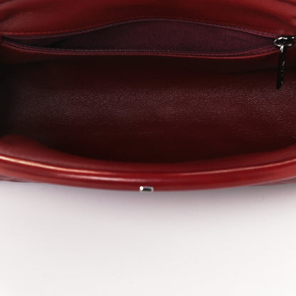 Chanel Lambskin Quilted Timeless Clutch Dark Red 5 of 11
