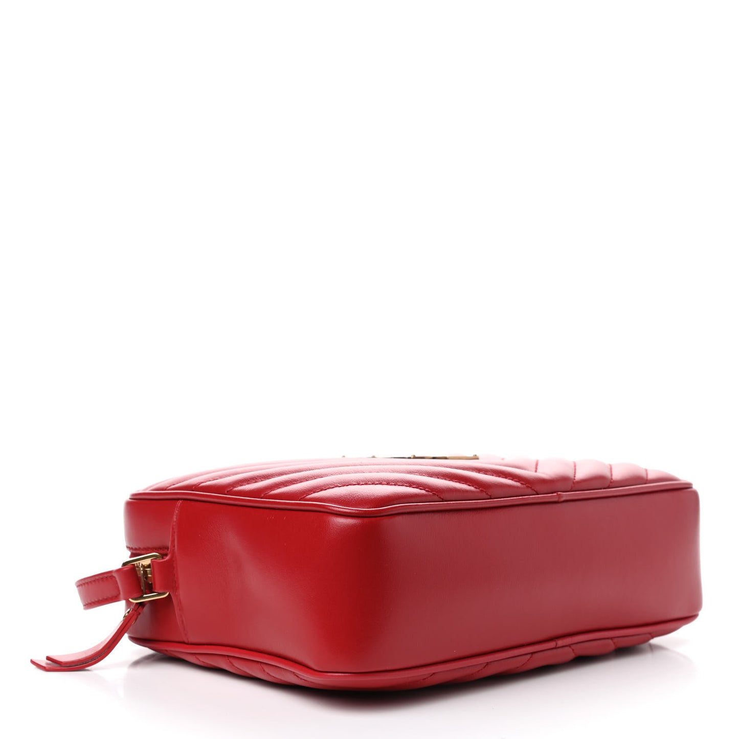 Calfskin Matelasse Monogram Lou Camera Bag Red