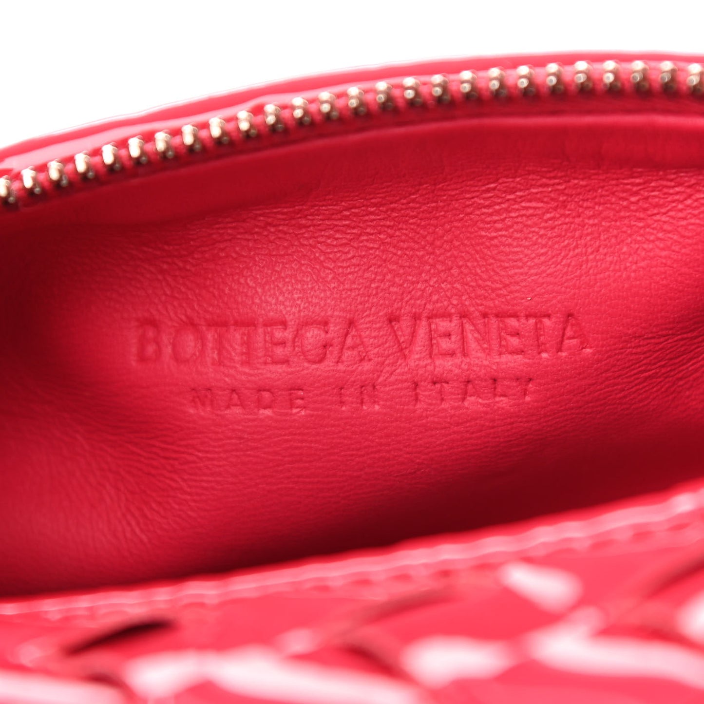 Patent Nappa Intrecciato Mini Jodie Candy Stripe