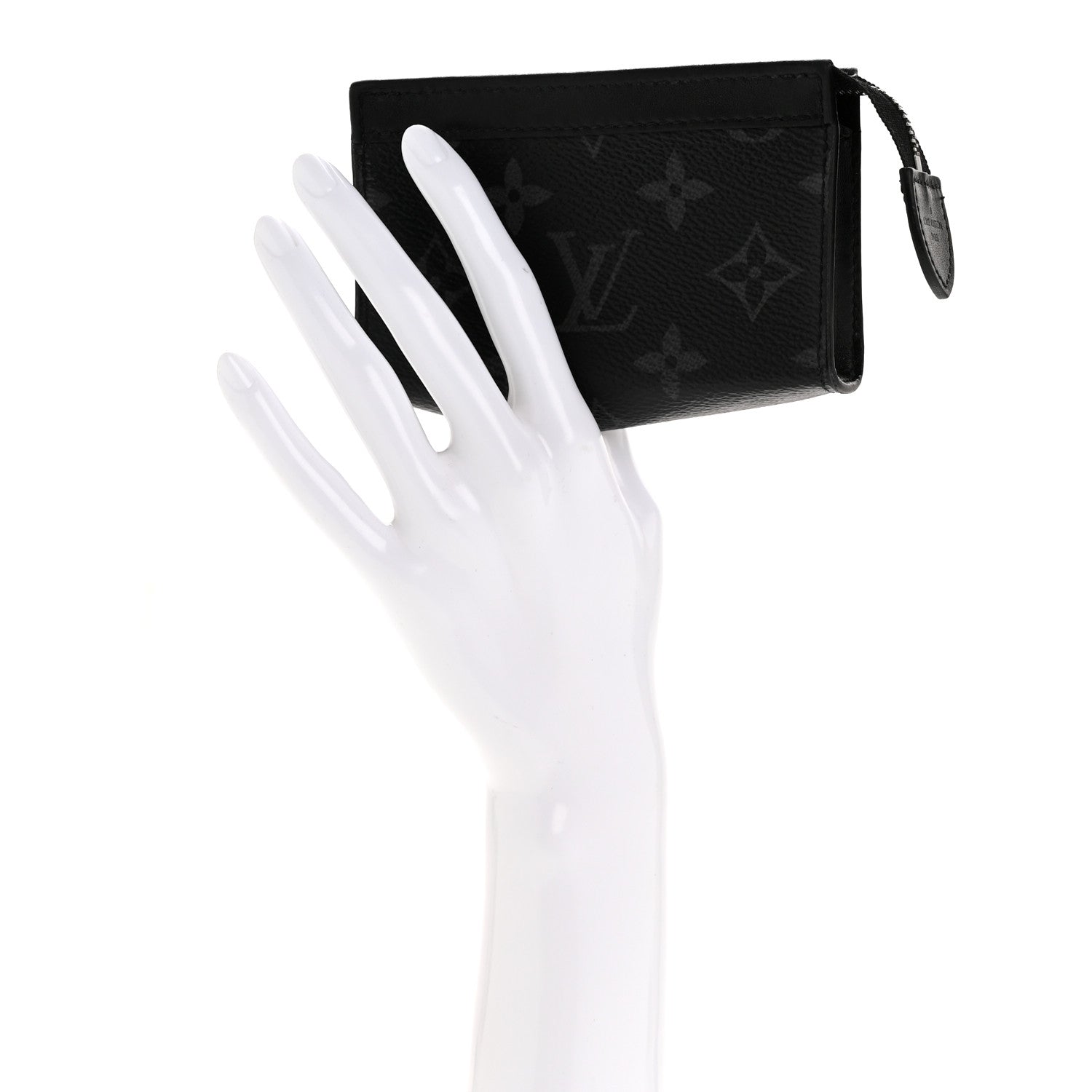 Louis Vuitton Monogram Eclipse Key Pouch Voyage 2 of 11
