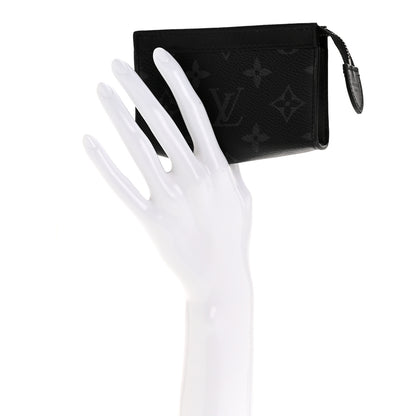 Louis Vuitton Monogram Eclipse Key Pouch Voyage 2 of 11
