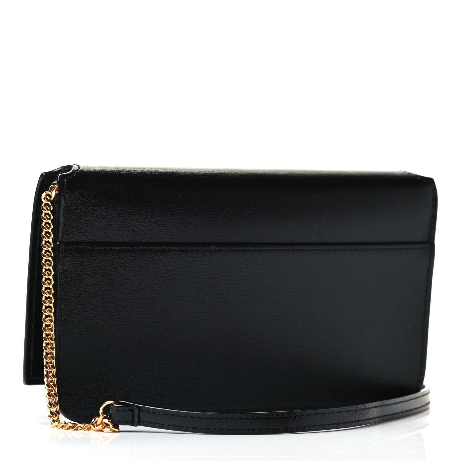Saint Laurent Smooth Calfskin Monogram Phone Holder Crossbody Black 2 of 4